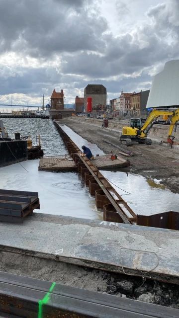 Hansakai Stralsund Stahlwasserbau